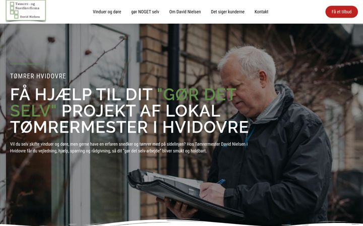 Screenshot of davidnielsen.dk