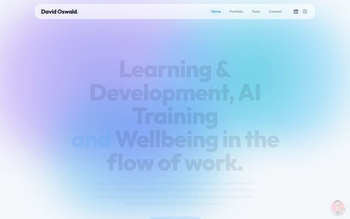 Screenshot of davidoswald.net