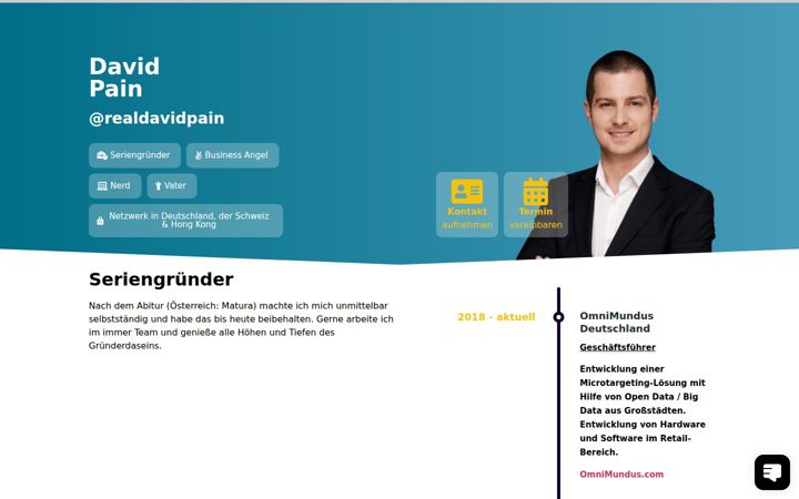 Screenshot του davidp.in
