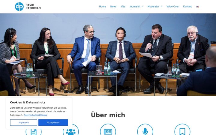 Screenshot of davidpatrician.com