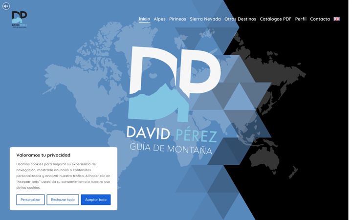 Screenshot of davidperezguide.com