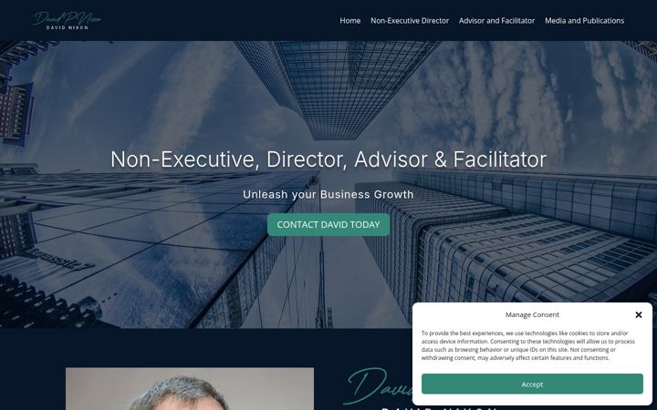 Screenshot of davidpnixon.com