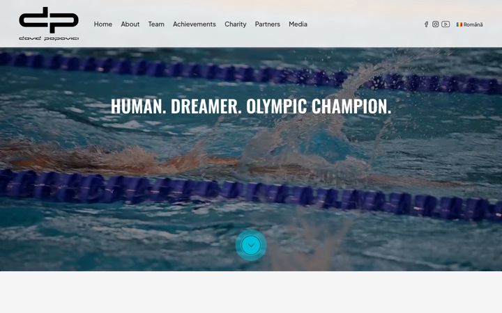 Screenshot of davidpopovici.com