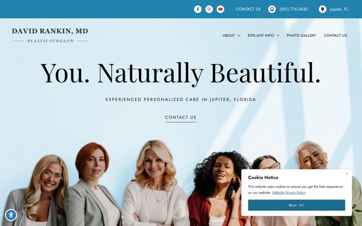 Screenshot of davidrankinmd.com