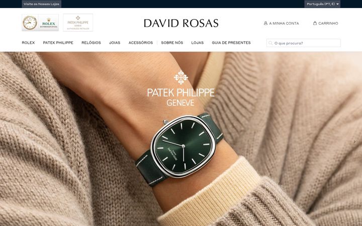 Screenshot of davidrosas.pt