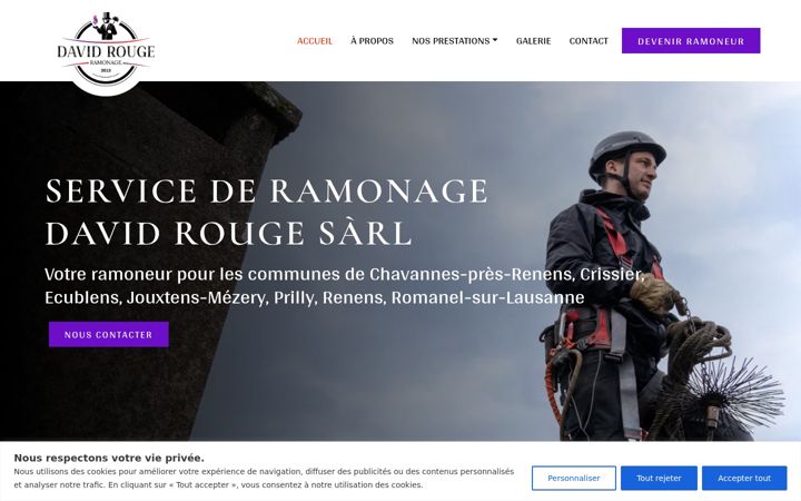 Screenshot of davidrougeramonage.ch