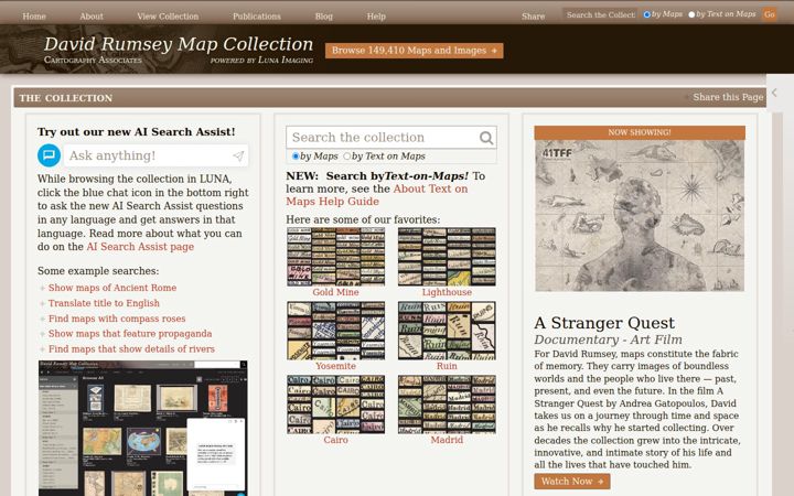 Screenshot von davidrumsey.com