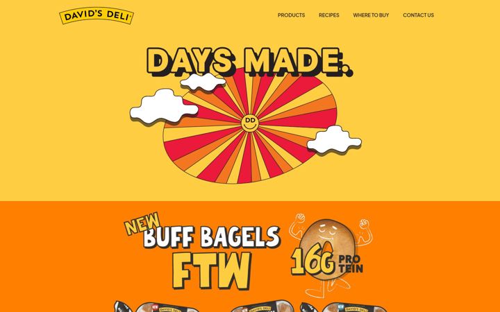 Screenshot of davids-deli.com