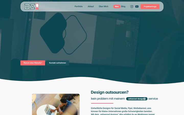 Screenshot of davidschlaghecken.de