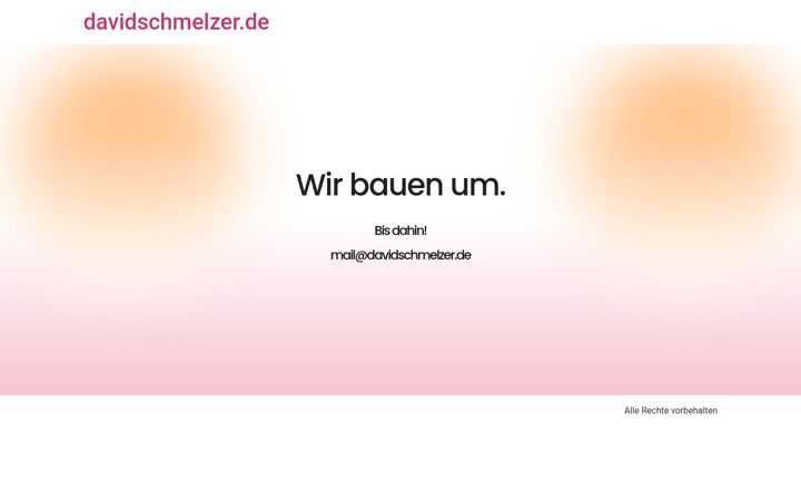 Screenshot of davidschmelzer.de