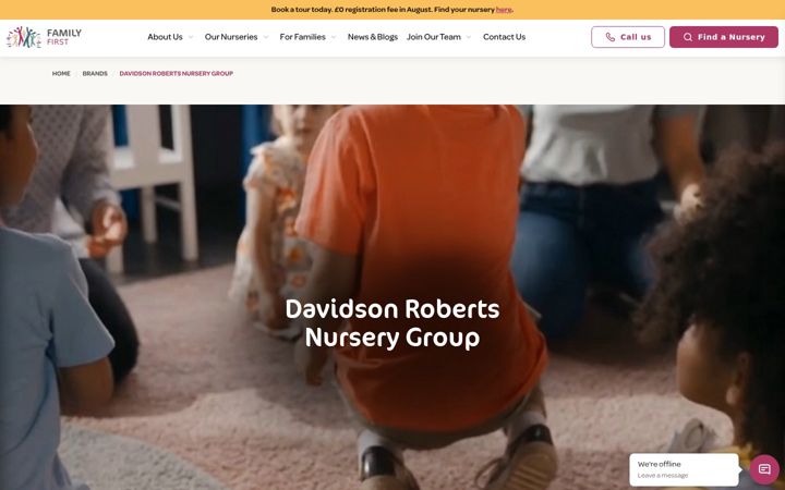 Captura de pantalla de davidson-roberts.co.uk