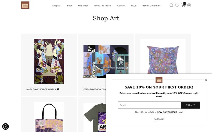 Screenshot of davidsondesigncompany.net