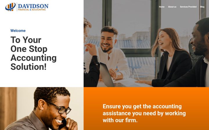 Zrzut ekranu davidsonfinancial.ca