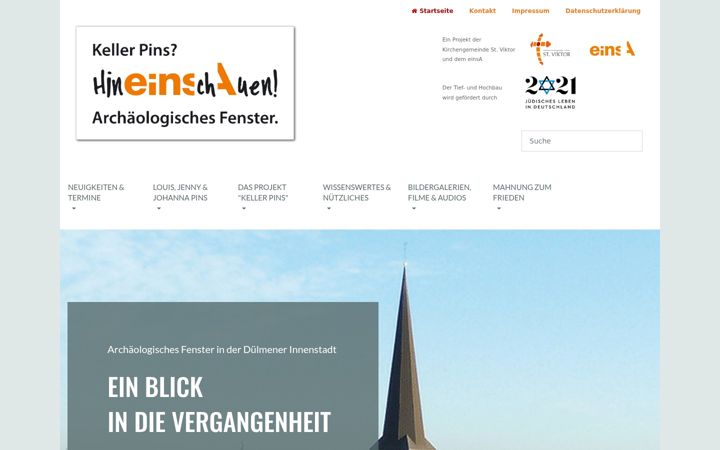 Screenshot of davidstern-und-kleeblattkreuz.org