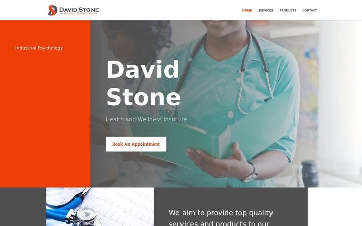 Ekrānuzņēmums no davidstone.co.za