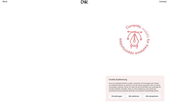 Screenshot of davidweigert.com