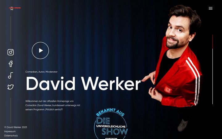Screenshot of davidwerker.de