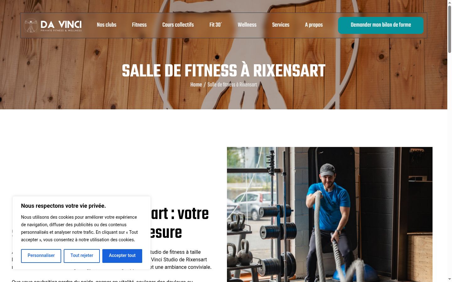 Screenshot van de toestemmingsbanner zoals getoond vóór enige interactie