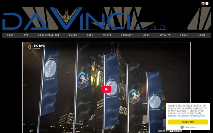 Screenshot of davincicorp.it