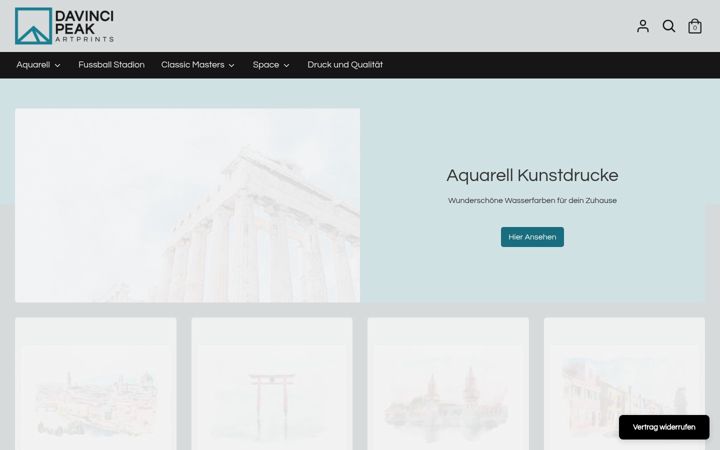 Screenshot of davincipeak.com