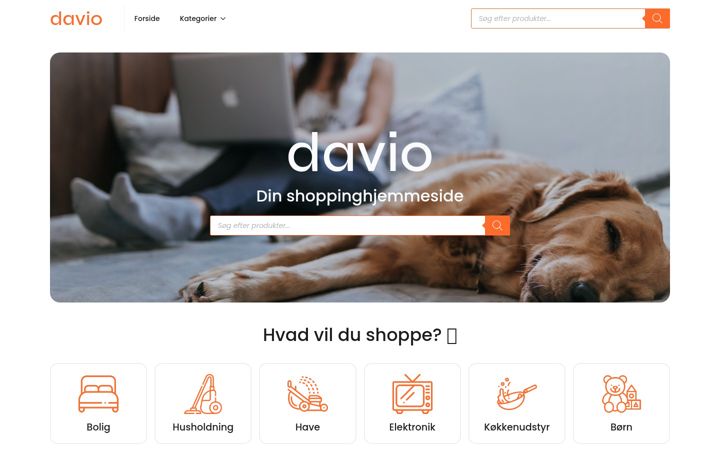 Screenshot of davio.dk