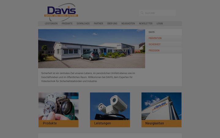 Screenshot of davis-gmbh.de