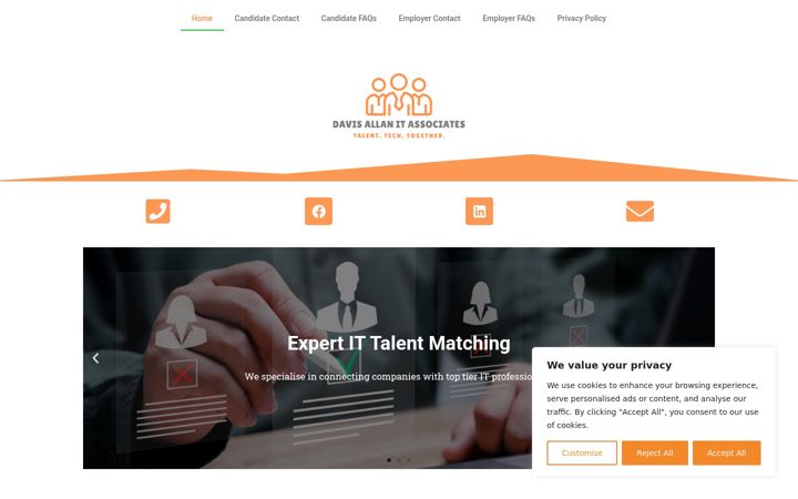 Screenshot of davisallan.co.uk