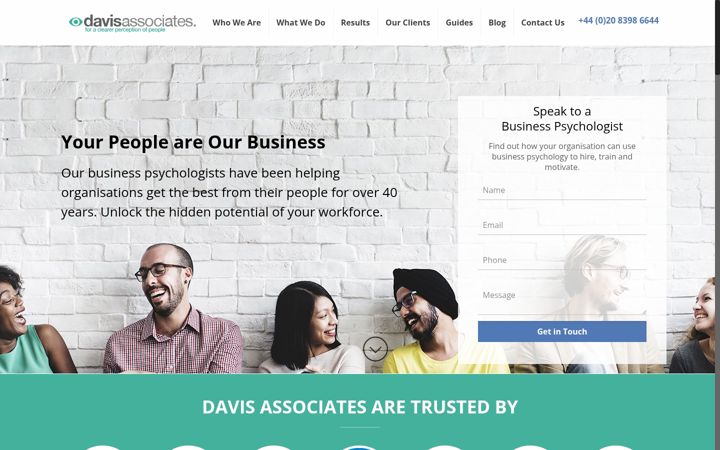 Screenshot of davisassociates.co.uk