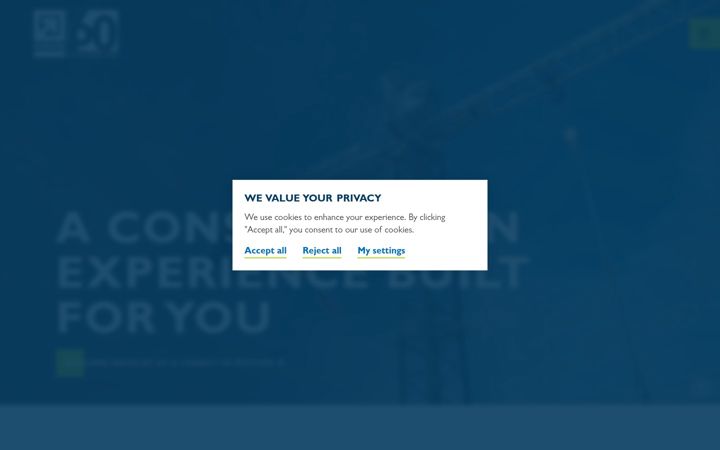 Screenshot of davisconstruction.com