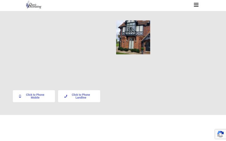 Screenshot of davisdecorating.co.uk