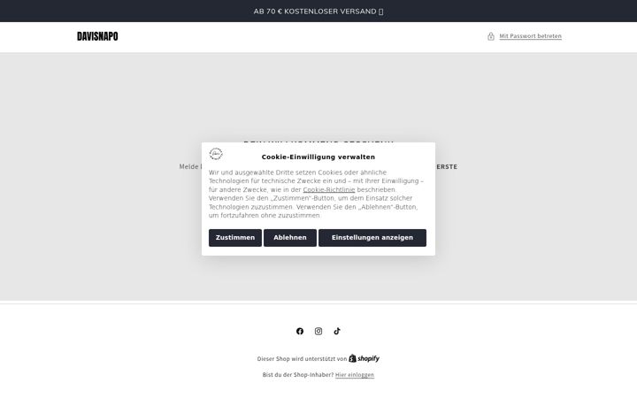 Screenshot of davisnapopizza.de
