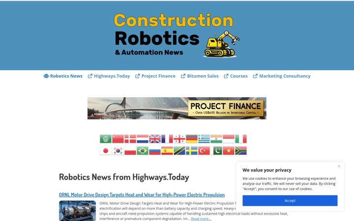 Screenshot of davisrobotics.com