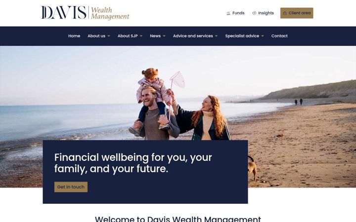 Screenshot di daviswealth.co.uk
