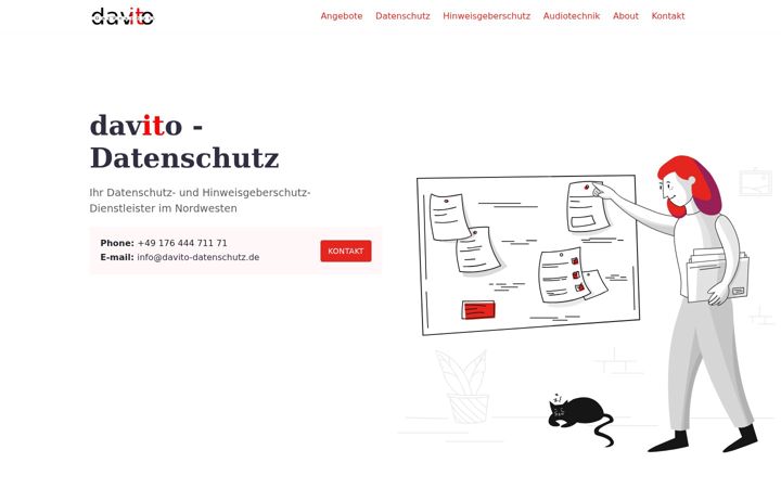 Screenshot of davito-datenschutz.de
