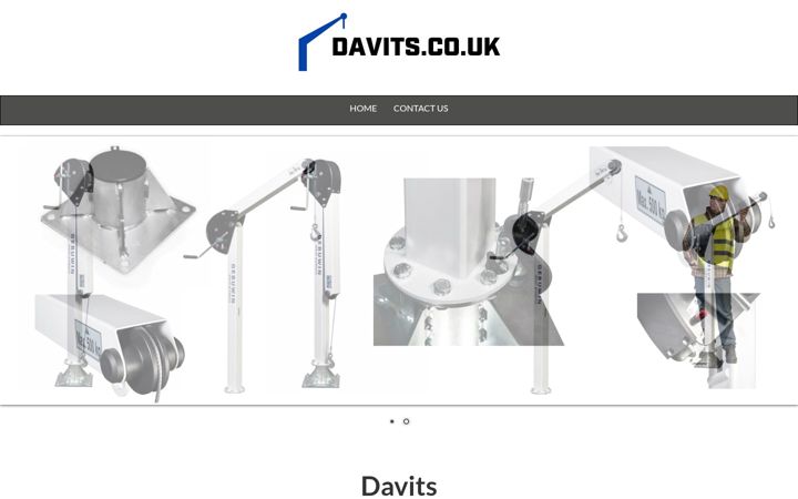 Screenshot of davits.co.uk