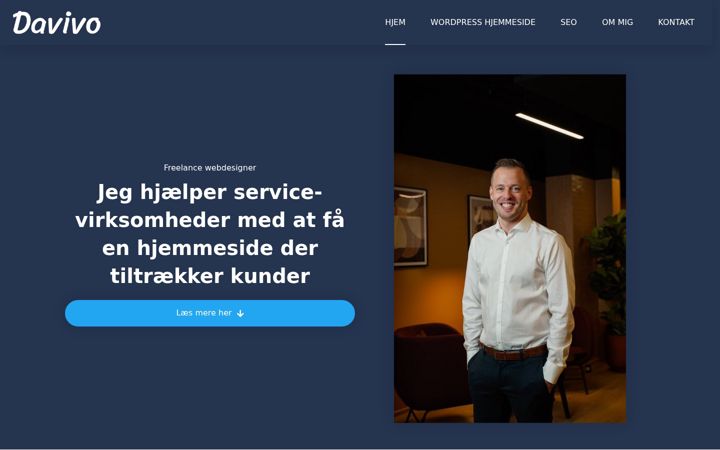 Screenshot of davivo.dk