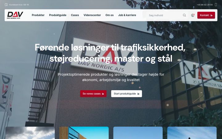 Screenshot of davnordic.dk