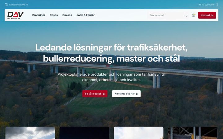 Screenshot di davnordic.se
