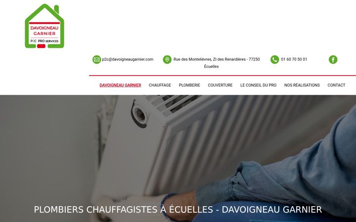 Zrzut ekranu davoigneaugarnier.fr