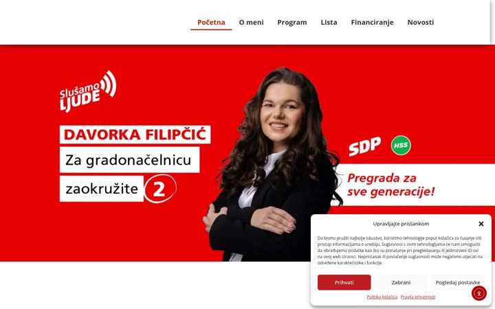 Screenshot of davorkafilipcic.eu