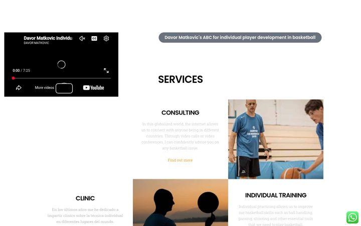 Captura de ecrã de davormatkovic.com