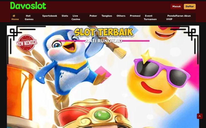 Screenshot of davoslot.com