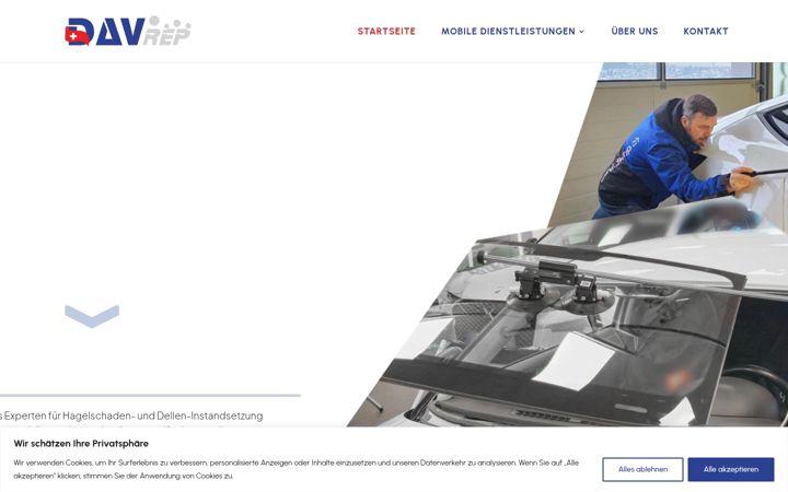 Screenshot of davrep.ch