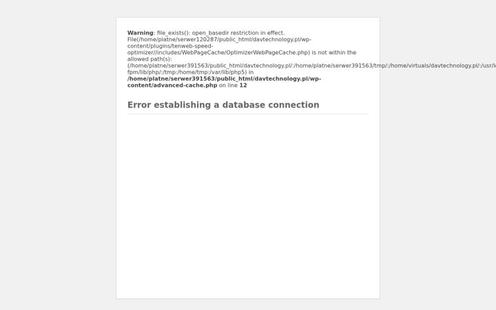 Ekraanipilt saidist davtechnology.pl