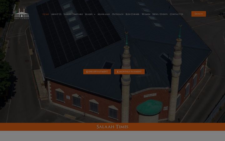 Screenshot of dawatalislambatley.org.uk