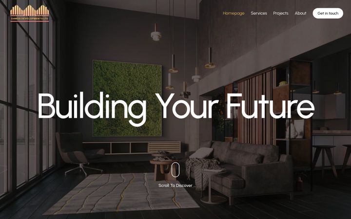 Screenshot of dawesdevelopmentsltd.co.uk