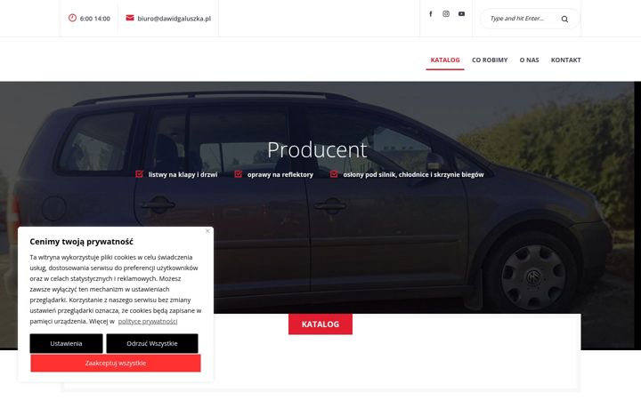Screenshot of dawidgaluszka.pl