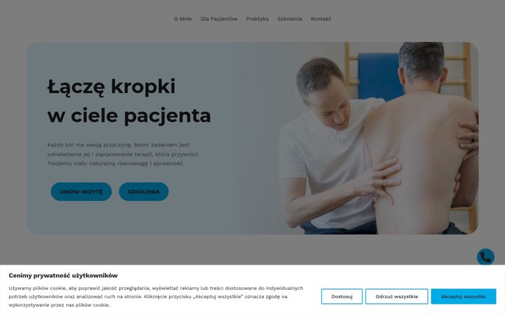 Screenshot of dawidlipinski.pl