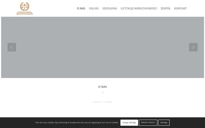 Screenshot of dawidowski.eu