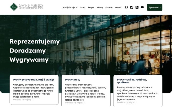 Screenshot of dawidpartnerzy.com